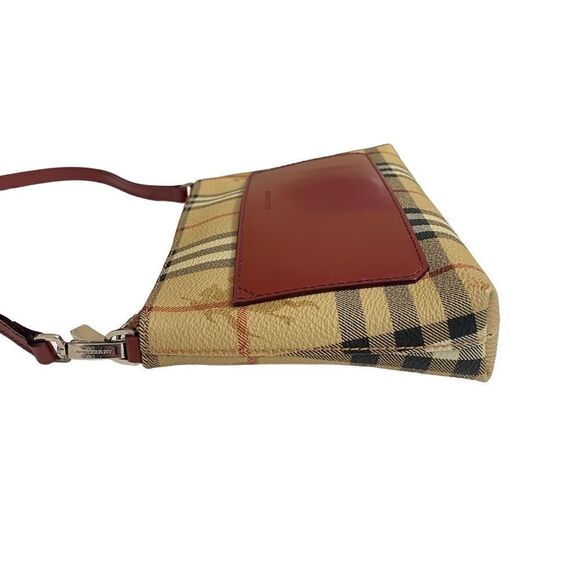 BURBERRY Nova Check Pvc Leather Handbag Shoulder Bag 💼 - Picture 11 of 17